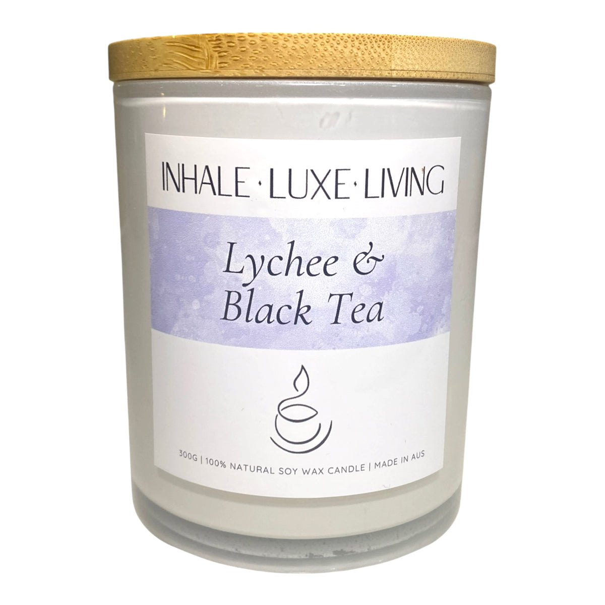 Lychee & Black Tea Soy Candle